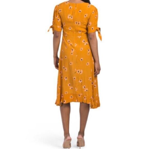 Faithfull the Brand Emilia Midi Floral Dress Size US 8/ Large - Picture 2 of 16